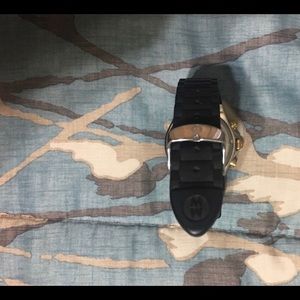 Michele Accessories - Michele Tahitian Jelly Large Black Watch Michele Accessories - Michele Tahitian Jelly Large Black Watch
